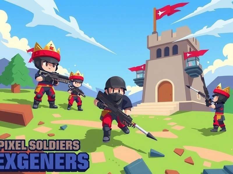 Pixel Soldiers Royal Duty Game Banner